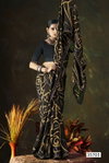 Saiyaara By Vallabhi Moss Georgette Abstract Print With Fancy Swarovski Work Saree Suppliers In India